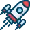 Spaceship launching Icon Image