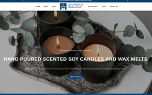 illuminateharmonycandlecompany.screenshot